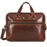Jekyll & Hide Oxford 15" RFID Laptop Briefcase Brown - 3684